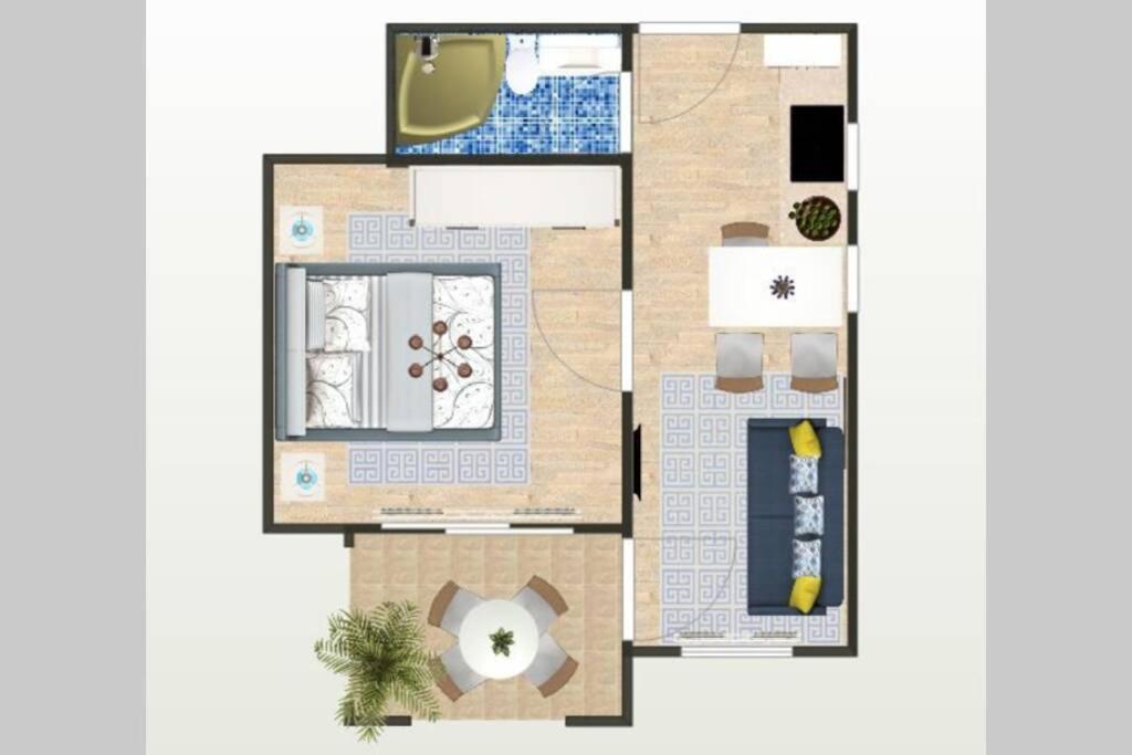 Rita Apartments - Sea-View Apartment 2Plus1 Тучепи Экстерьер фото